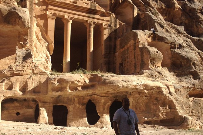 2-Day Petra, Little Petra and Dana Nature Reserve Tour From Amman - Little Petra and its blue ceiling fresco