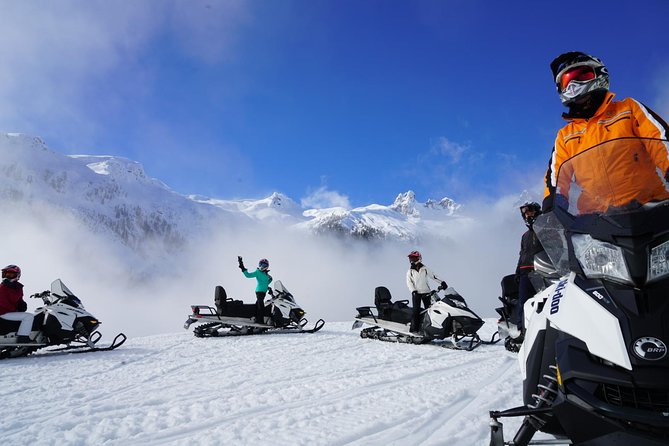 2 Hour Wilderness Adventure Snowmobile Tour in Whistler - Getting dressed at Blackcomb Snowmobile Base