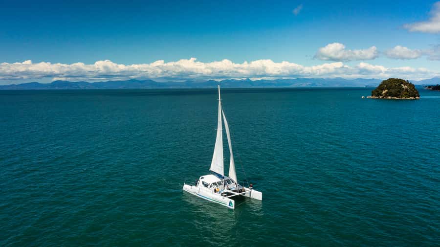 Abel Tasman National Park: Cruise, Walk & Sailing Tour - The water taxi to Anchorage Bay