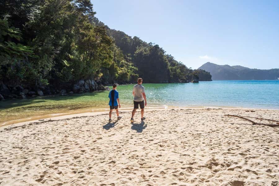 Abel Tasman National Park: Waka & Walk Tour - Lunch after the water