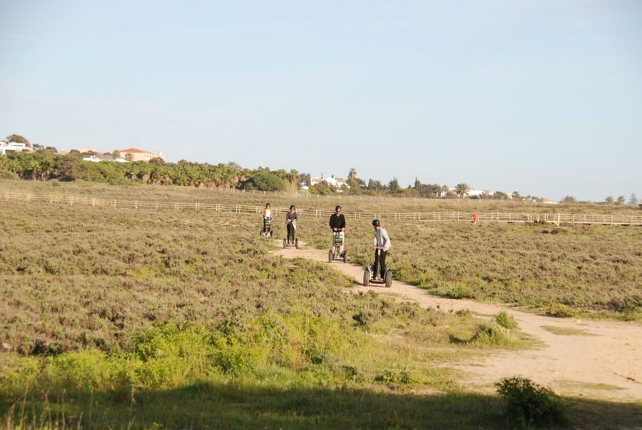 Albufeira: Salgados Nature Reserve Segway Tour - Crossing Salgados on wooden walkways