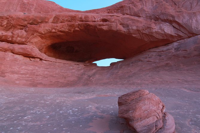 Arches National Park 4x4 Adventure from Moab - Eye of the Whale Arch and its optional walk