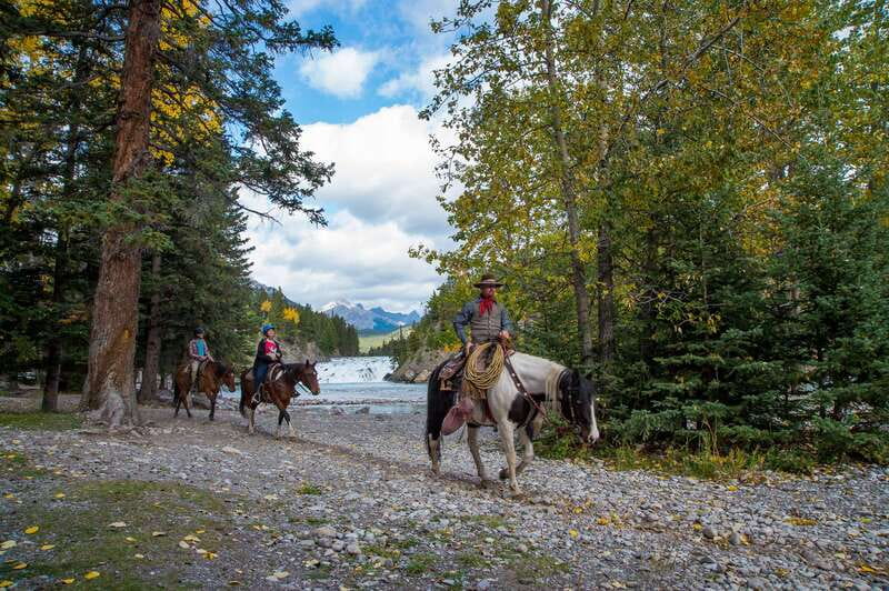 Banff National Park: 1-Hour Spray River Horseback Ride - A short climb toward Sulphur Mountain