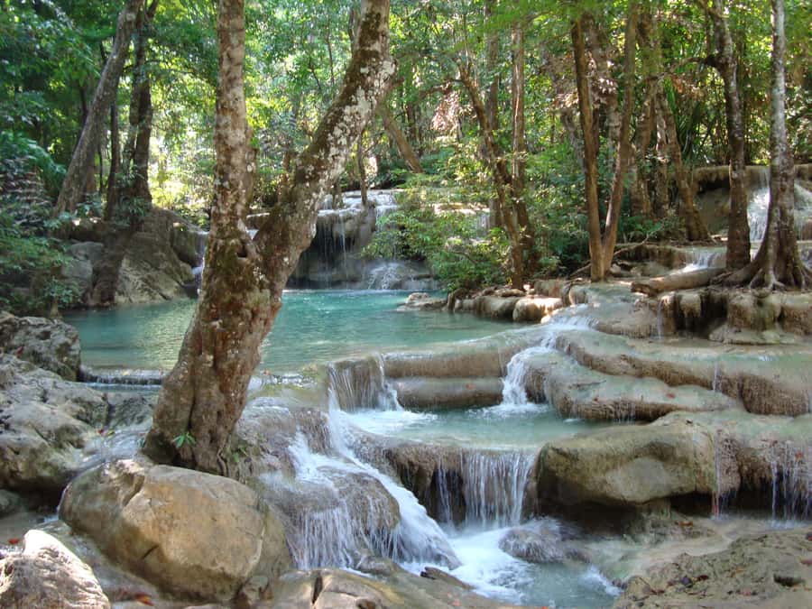 Bangkok: 2-Day River Kwai & Erawan National Park Tour - The Bridge over the River Kwai and three sober stops