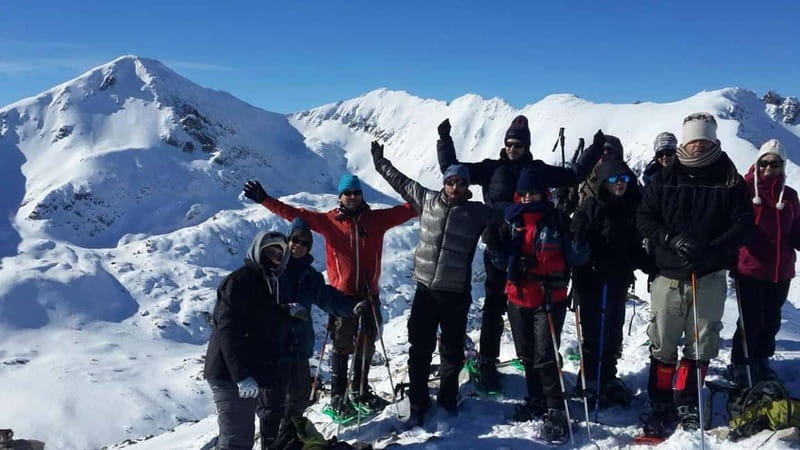 Bansko: Easy snowshoeing Pirin National Park & thermal spa - The mountain hut stop