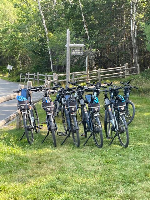 Bar Harbor: Acadia National Park Carriage Roads Ebike Tour - Jordan Pond House is the tour’s welcome halfway pause