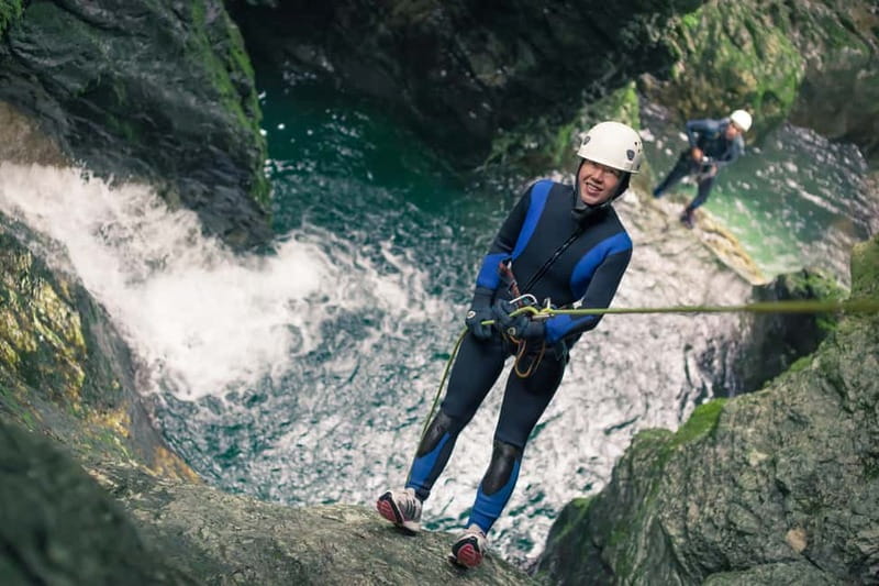 Bled: Triglav National Park Canyoning Adventure with Photos - Two hours of slides, jumps, and abseiling