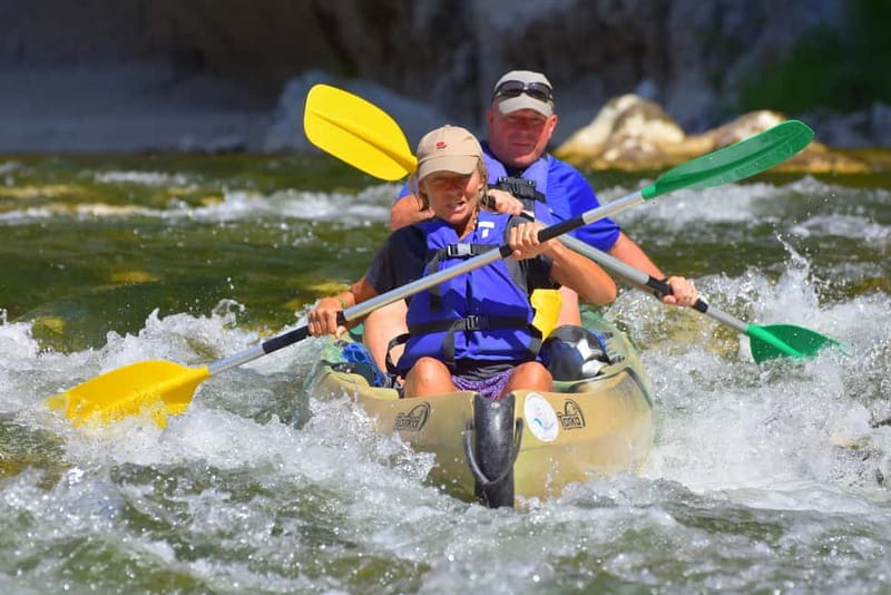 Canoe/Kayak descent of the Ardèche Nature Reserve: 5 hours - approx. 24 km - Why this 24 km Ardèche route feels different