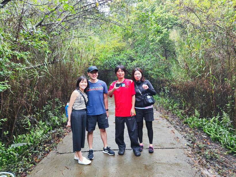 Cat Ba National Park Full Day Guide Tour Trekking & Kayaking - Frog Pond and the unusual Va Nuoc trees