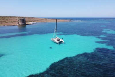 Catamaran excursions in the Asinara island National park