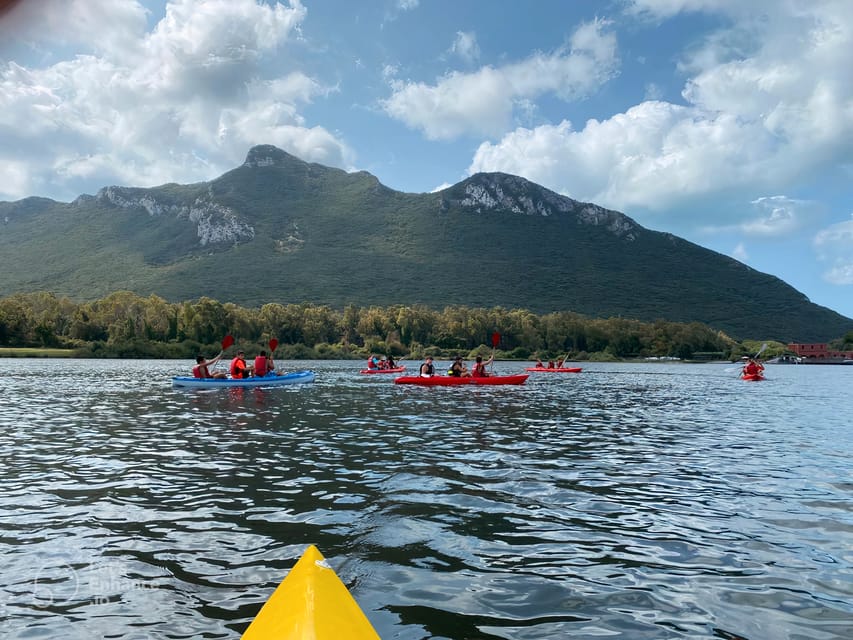 Circeo National Park:Guided kayak tour on the Lake Sabaudia - The 105-minute paddle across the park
