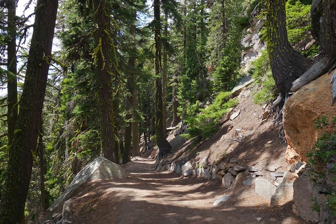 Crater Lake National Park Self-Guided Driving Audio Tour - Cloudcap Overlook and Mount Scott show the park’s scale