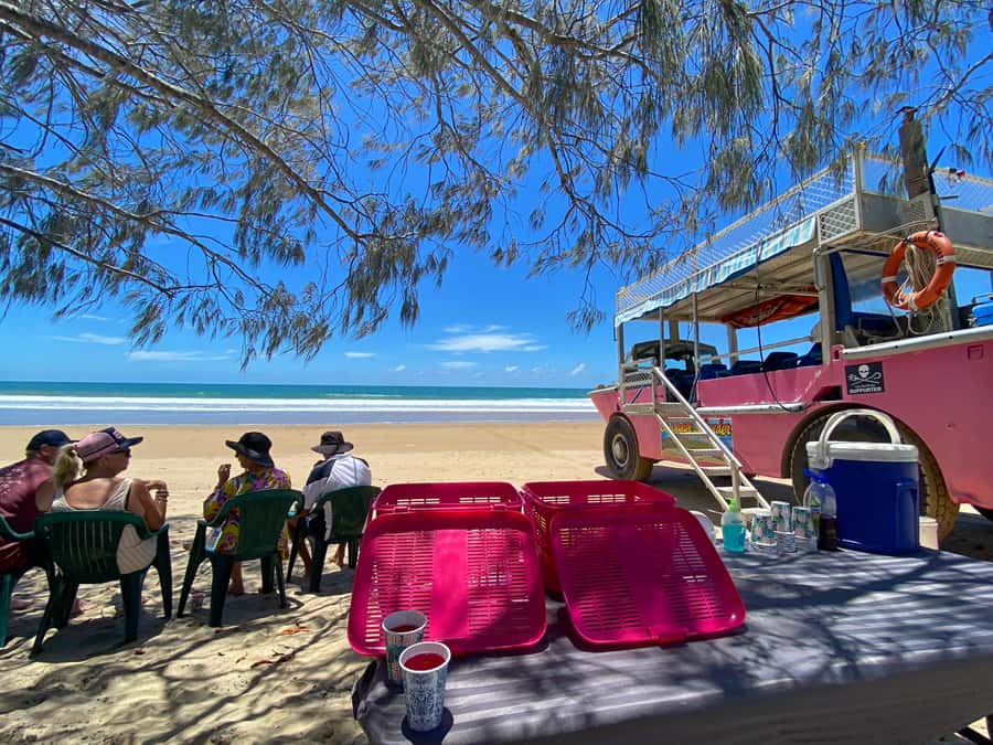Eurimbula National Park Tour: Picnic on the Beach - Crossing water and skirting Eurimbula National Park