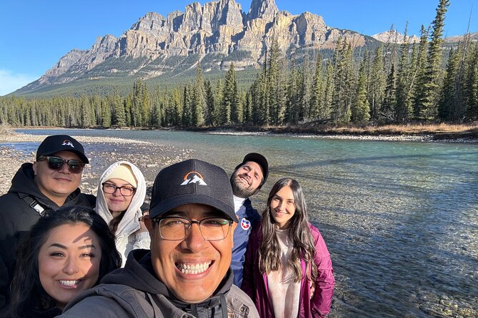 Explore 3 National Parks - Exclusive Small Group Tour - Castle Mountain and the road between the stops