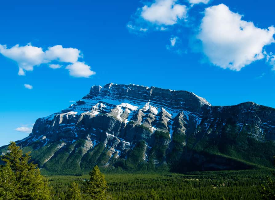 From Banff/Canmore: Deep 1 Day Tour in Banff National Park - Vermilion Lakes, with mountains in the background