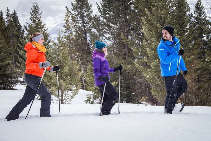 From Banff: Snowshoeing Tour in Kootenay National Park - From Banff to the Paint Pots by minibus