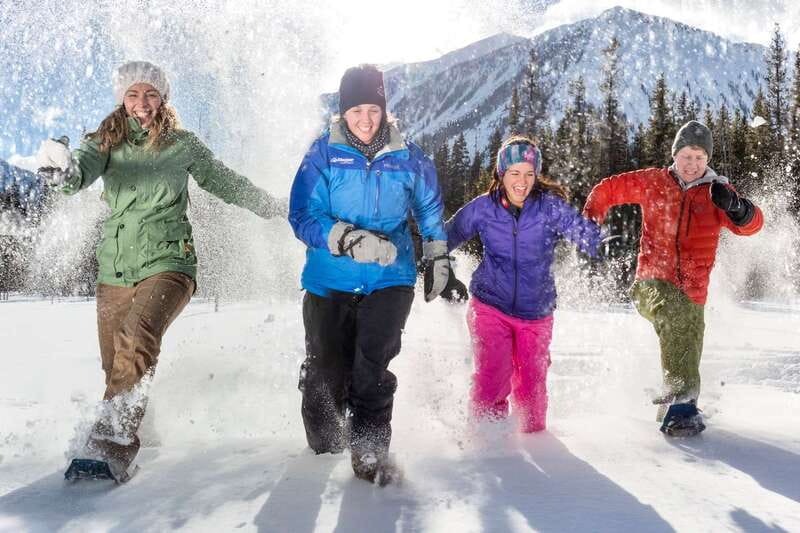 From Banff: Snowshoeing Tour in Kootenay National Park - Crossing the frozen Vermilion River