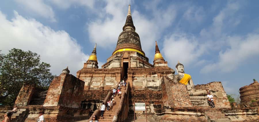 From Bangkok: Ayutthaya & Khao Yai National Park Day Trip - Wat Mahathat and the banyan tree Buddha