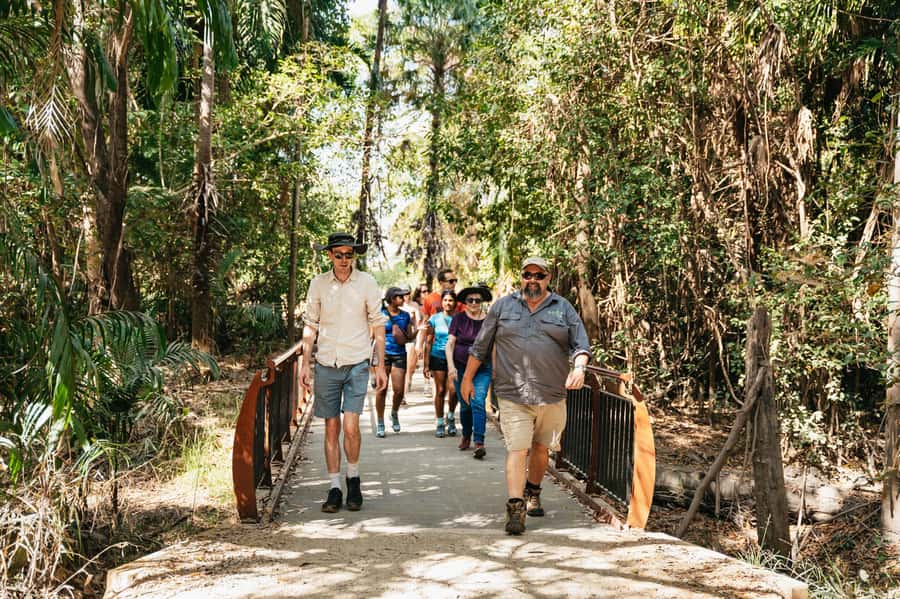 From Darwin: Kakadu Wilderness Escape & Rock Art Day Tour - Corroboree gives the day a practical break