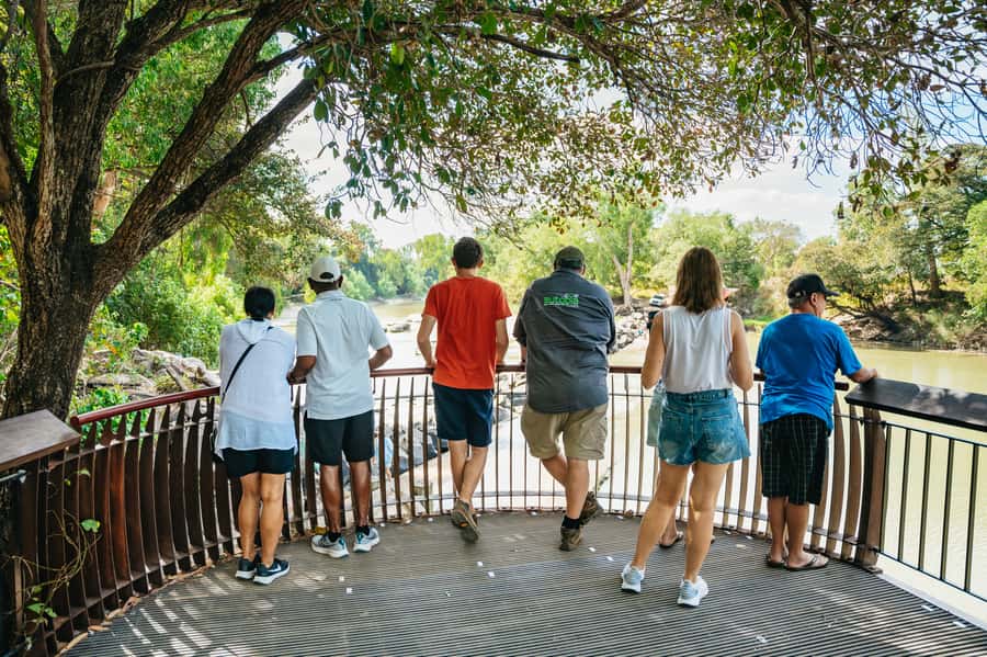 From Darwin: Kakadu Wilderness Escape & Rock Art Day Tour - Bowali Visitor Centre adds the cultural frame