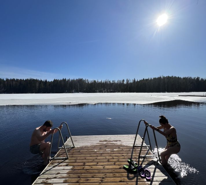 From Helsinki: Hike and Sauna in Sipoonkorpi National Park - The smoke sauna at Kuusijärvi Lake