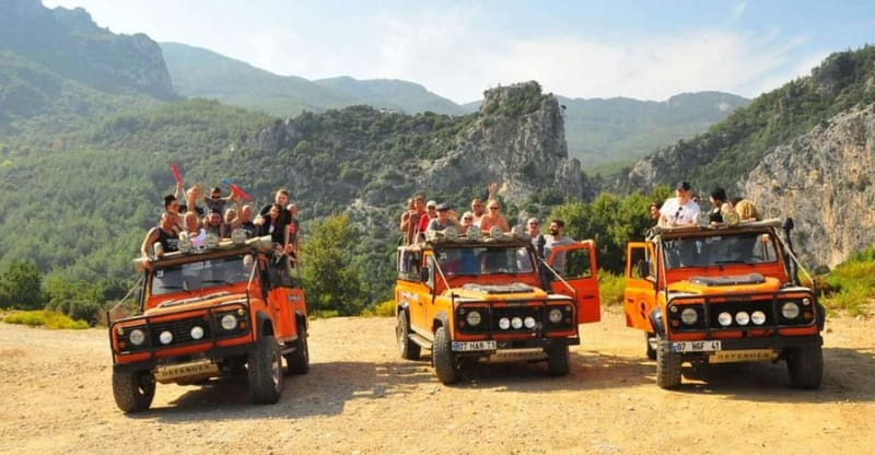 From Kusadasi: Full-Day Jeep Safari to National Park - Echo Canyon and the old Kursunlu Monastery