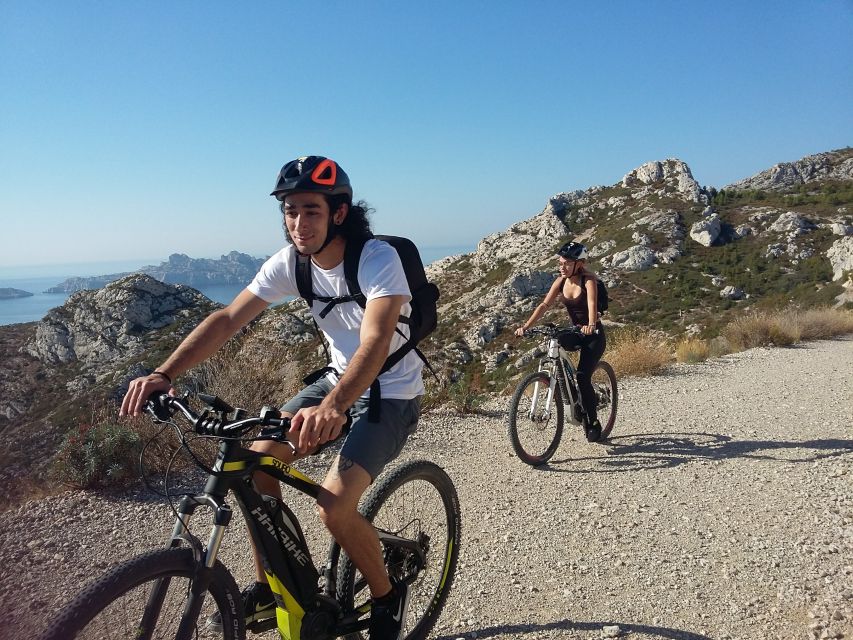 From Marseille: Calanques National Park E-Mountain Bike Tour - Through Château Pastré and toward the hills