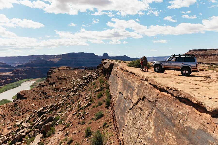 From Moab: Sky District Canyonlands National Park 4x4 Tour - Gooseneck Overlook and the Colorado River