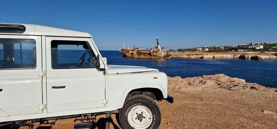 From Paphos or Limassol: Akamas National Park Jeep Safari - Sea caves and the first taste of the west coast