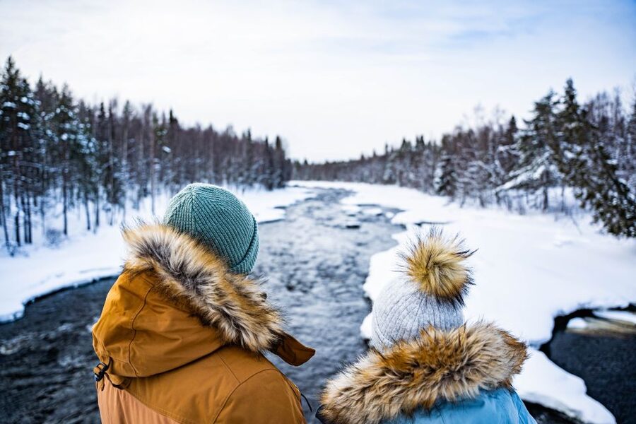 From Rovaniemi: Private Photoshoot in the Lappish Wilderness - Forest, water, and snow as your backdrop