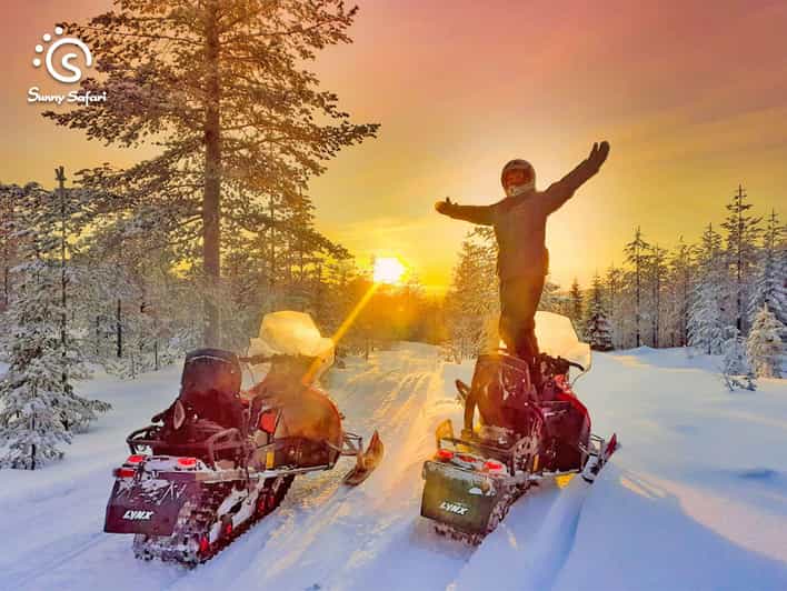 From Rovaniemi: Snowmobile Safari into Arctic Wilderness - Sharing one snowmobile with two adults