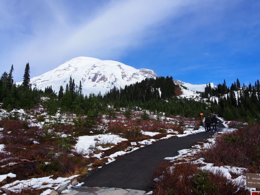 From Seattle: Mount Rainier National Park Guided Tour - The 6:55 AM meeting at MoPOP