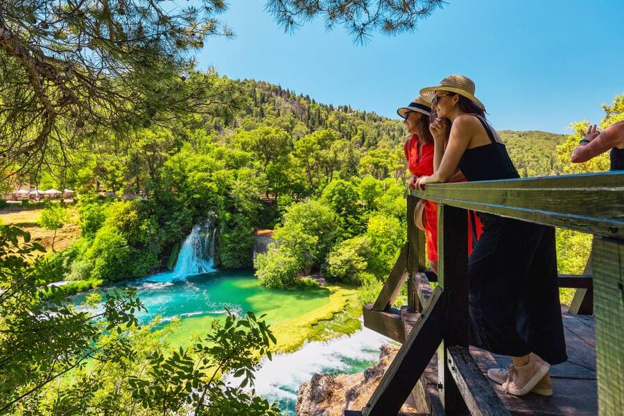 From Split: Krka National Park Tour - The coach ride from Split to Skradin