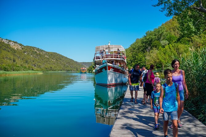 From Split: Krka Waterfalls Trip with Boat Cruise and Swimming - Primošten brings swimming and a slower afternoon
