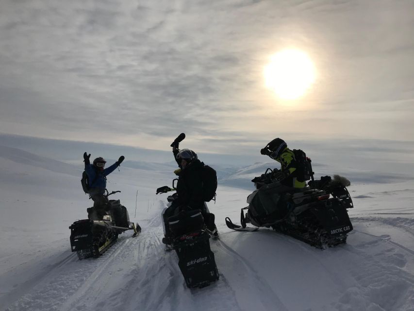 From Tromso: Arctic Wilderness Snowmobile Daytime Tour - Getting ready at Lyngskroa