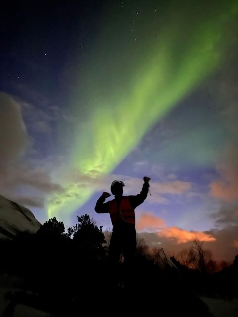 From Tromso: Arctic Wilderness Snowmobile Evening Tour - Dinner in a North Norwegian basecamp