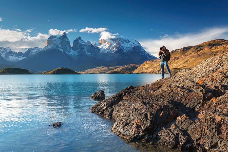 Full-day excursion to Torres del Paine National Park - Lake Pehoé and the French Valley view