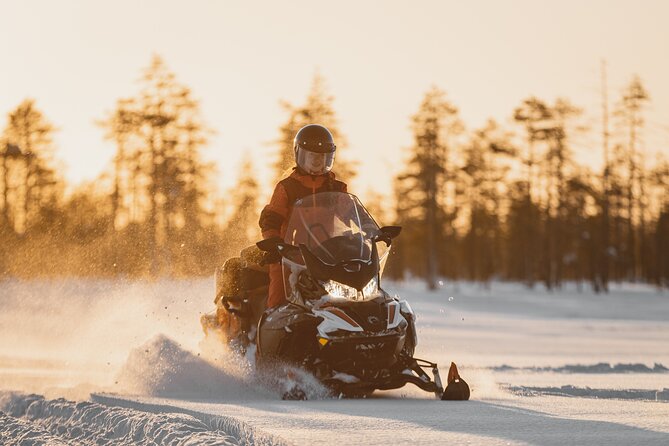 Full Day Snowmobile Safari into the Lappish Wilderness in Rovaniemi - Forest Tracks, Frozen Streams, and Open Powder