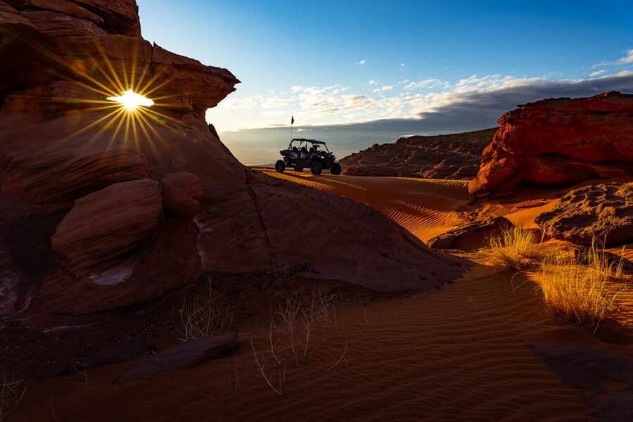 Greater Zion: Sunset UTV Tour & Views of Zion National Park - Reaching the high viewpoint for Zion views