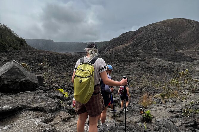 Guided 3-Hour Hike in Volcanoes National Park - The first mile, steam, sulphur, and signs of heat