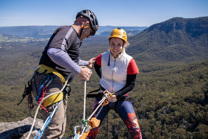 Half-Day Abseiling Adventure in Blue Mountains National Park - The 30-metre overhanging drop