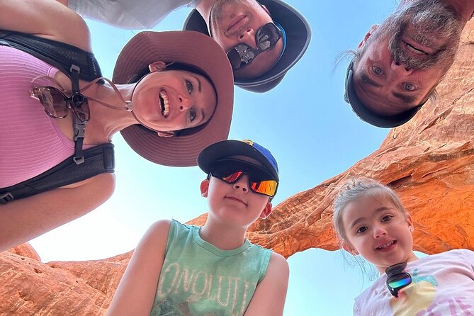 HIGHLY RATED Arches National Park Sightseeing Tour From Moab Utah - Delicate Arch from the lower viewpoint