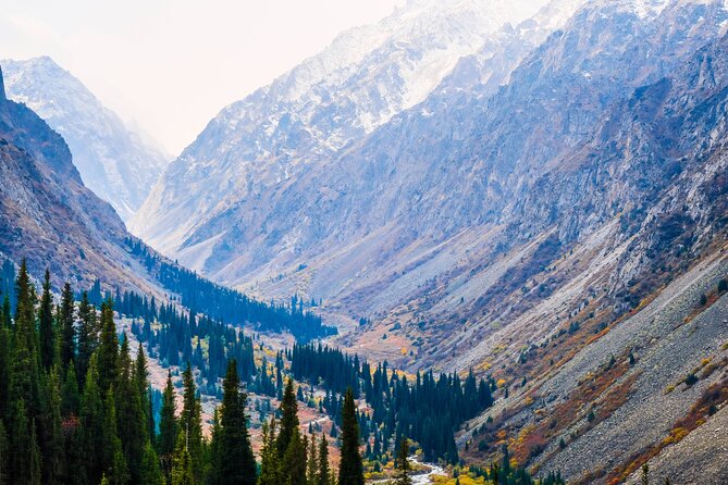 Hiking wonderland Ala Archa National Park - The paved river path for an easier day
