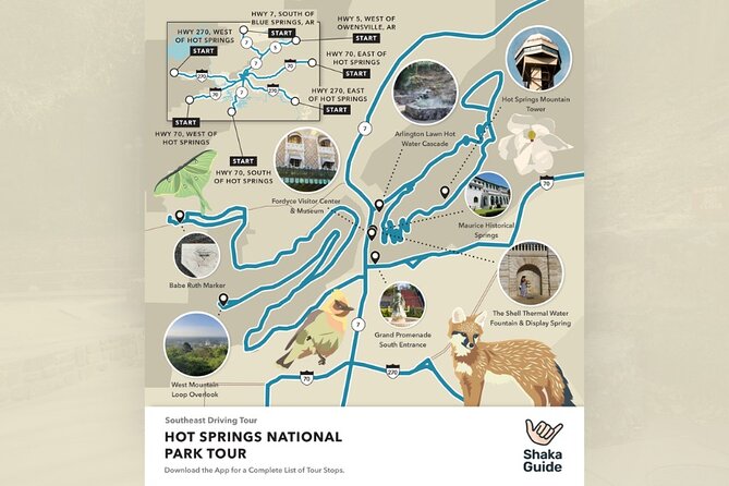Hot Springs National Park Self Guided Audio Tour - How this self-guided Hot Springs tour works