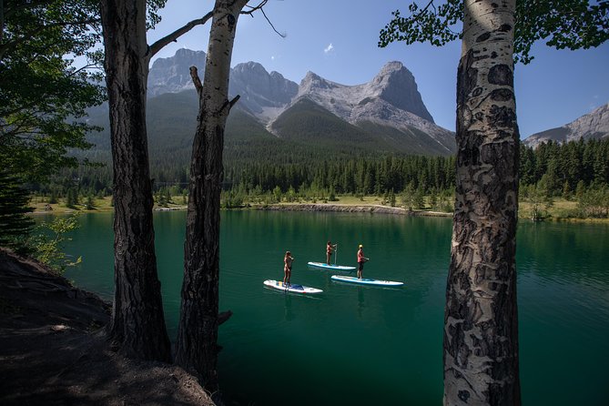 Intro to Stand Up Paddleboarding, Banff National Park - Why Johnson Lake works so well for a first SUP lesson
