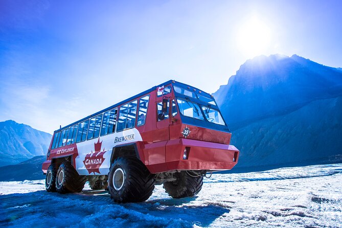Jasper National Park 2-Day Tour: Maligne Lake & Columbia Icefield - Athabasca Falls, then an overnight in Jasper
