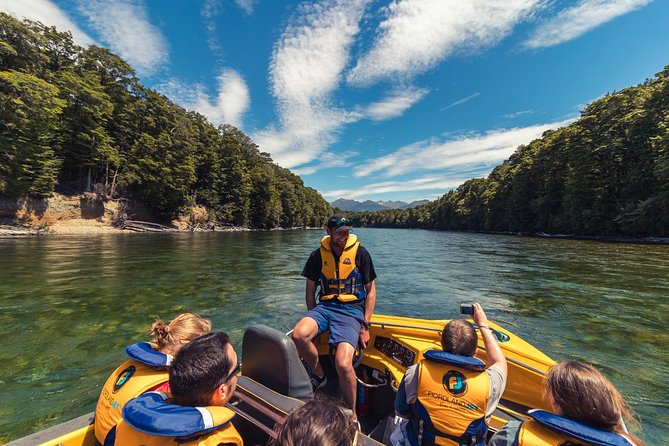Jet Boat Journey through Fiordland National Park - Pure Wilderness - The Upper Waiau River brings both speed and scenery