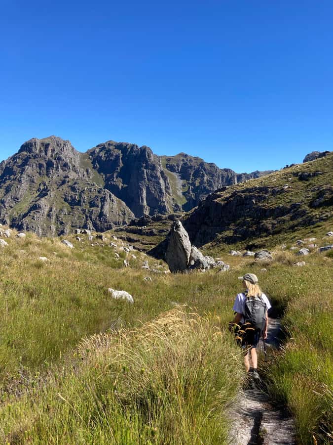 Jonkershoek Nature Reserve: Guided Panorama Trail Hike - The first climb through rocky mountain country
