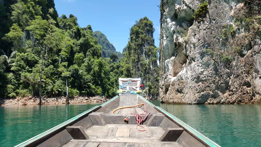 Khao Lak: Khao Sok National Park Overnight Treehouse Trip - Day two: Cheow Lan Lake by longtail boat