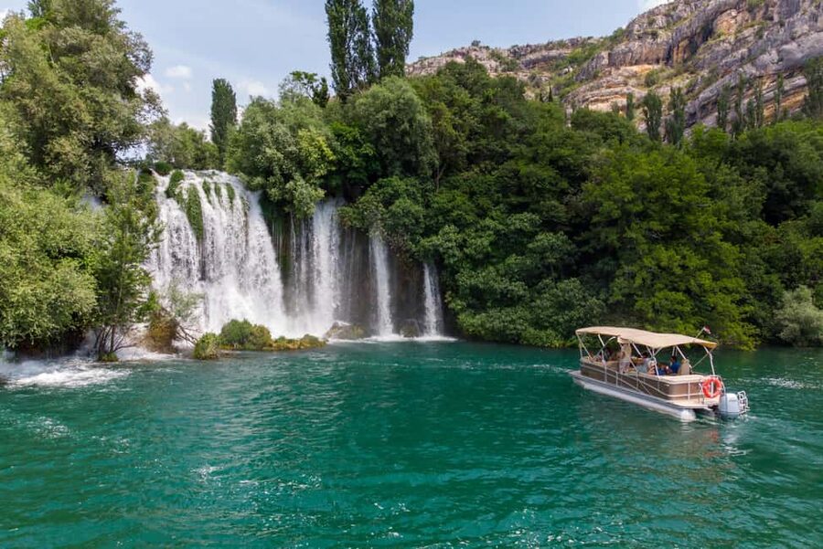 Krka National Park - Entry - Roški Slap - Manojlovac Waterfall and the Roman camp at Burnum